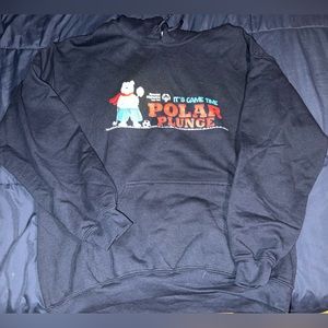 Polar Plunge Navy Hoodie